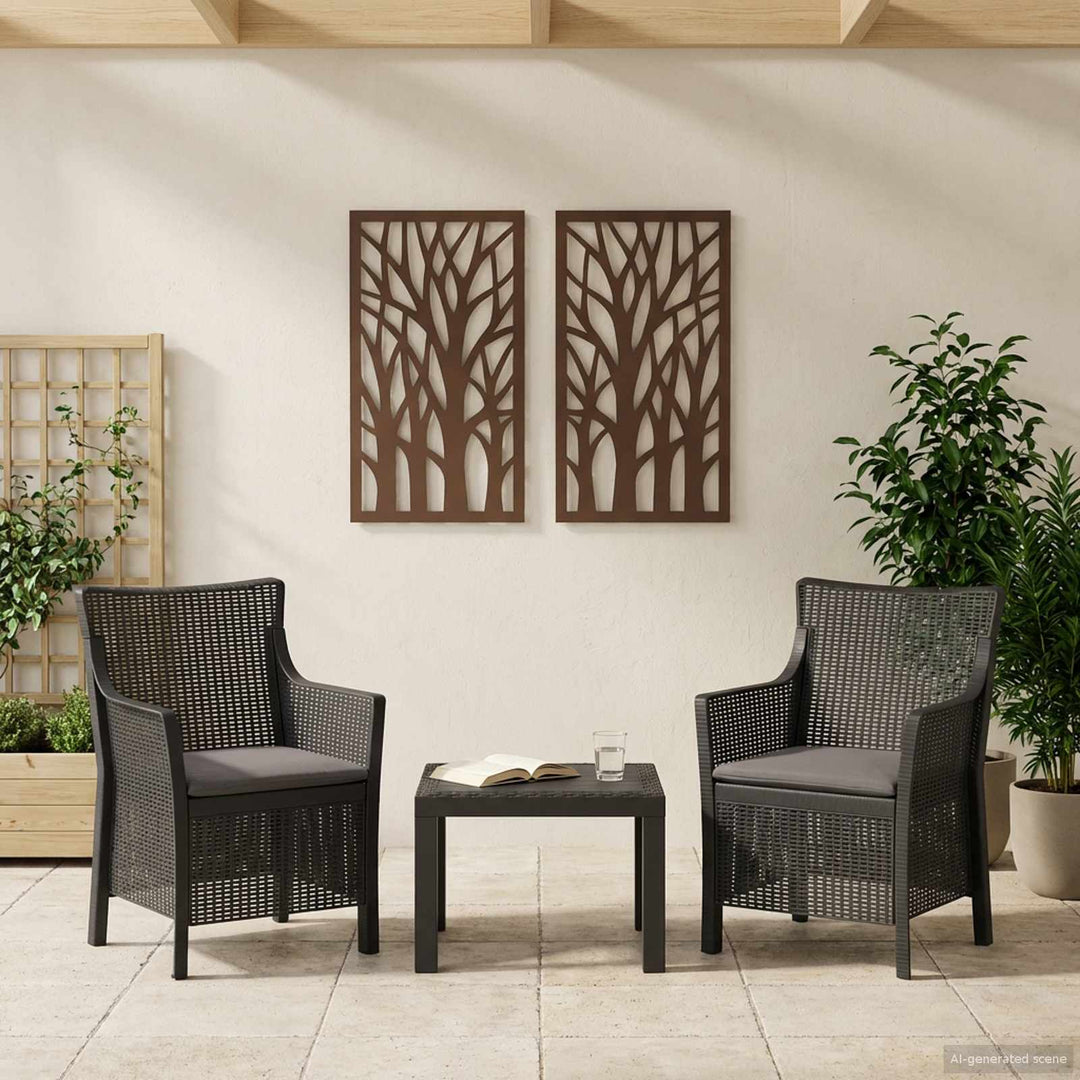 Lounge-Set 3 St Antracit Pp