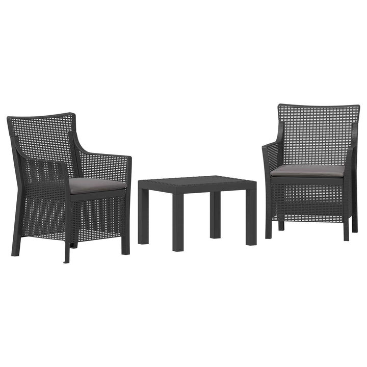 Lounge-Set 3 St Antracit Pp