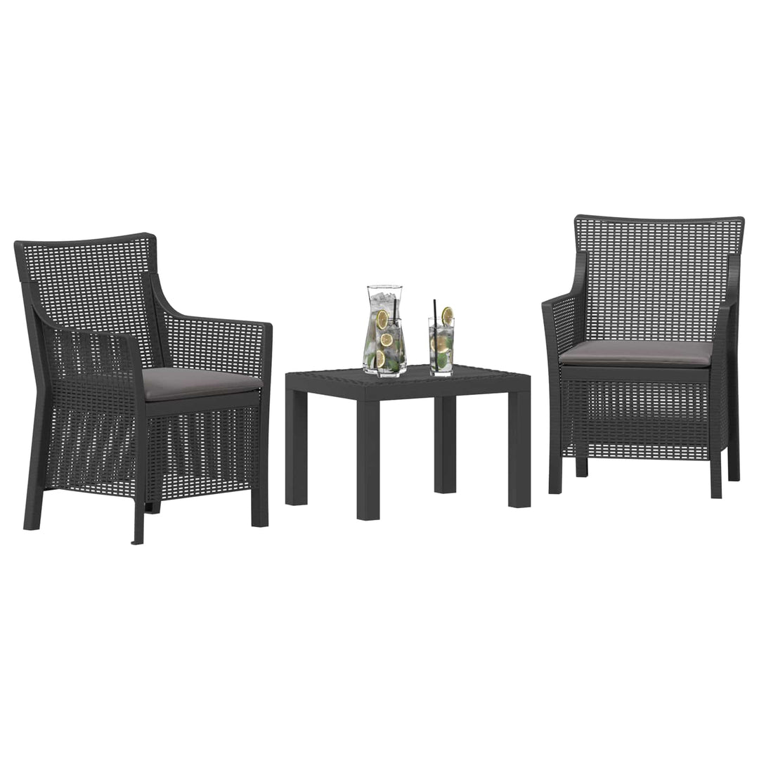 Lounge-Set 3 St Antracit Pp