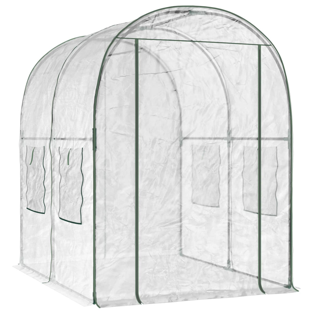 Växthus Med Ram 160 X 200 X 192,5 Cm Pvc Transparent