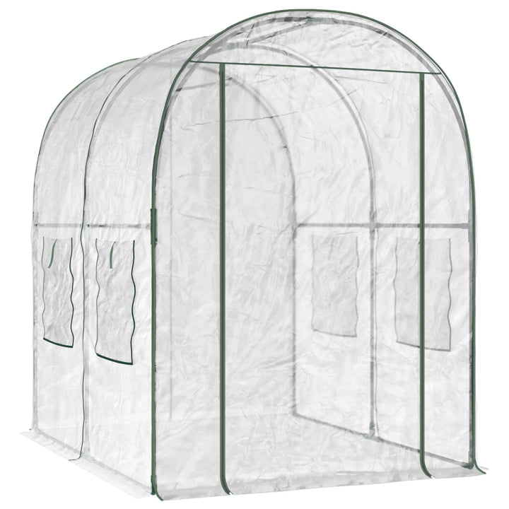 Växthus Med Ram 160 X 200 X 192,5 Cm Pvc Transparent