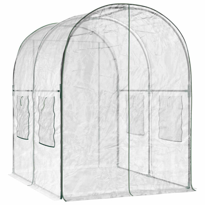 Växthus Med Ram 160 X 200 X 192,5 Cm Pvc Transparent