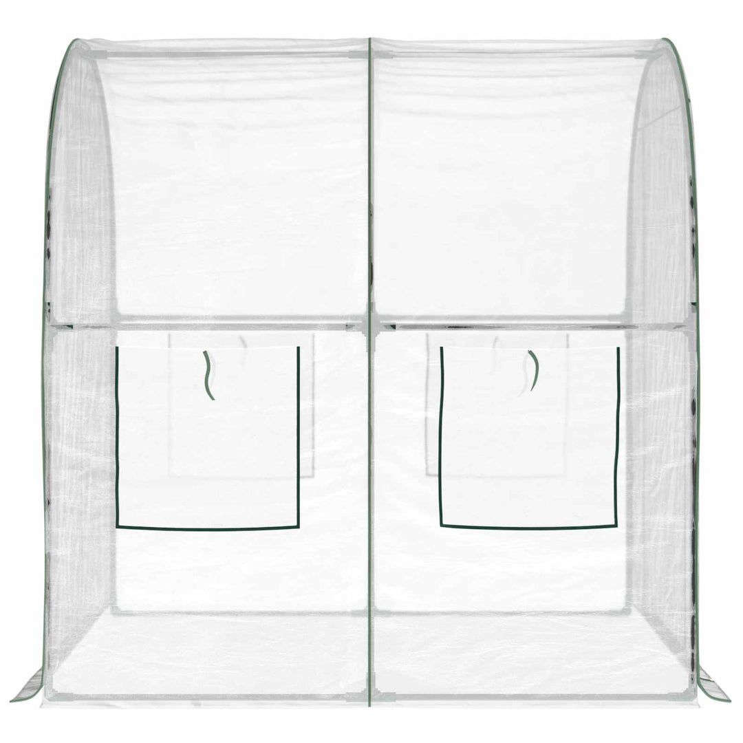 Växthus Med Ram 160 X 200 X 192,5 Cm Pvc Transparent