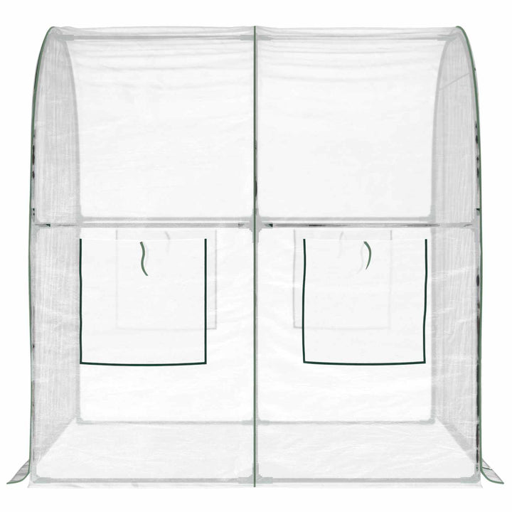 Växthus Med Ram 160 X 200 X 192,5 Cm Pvc Transparent
