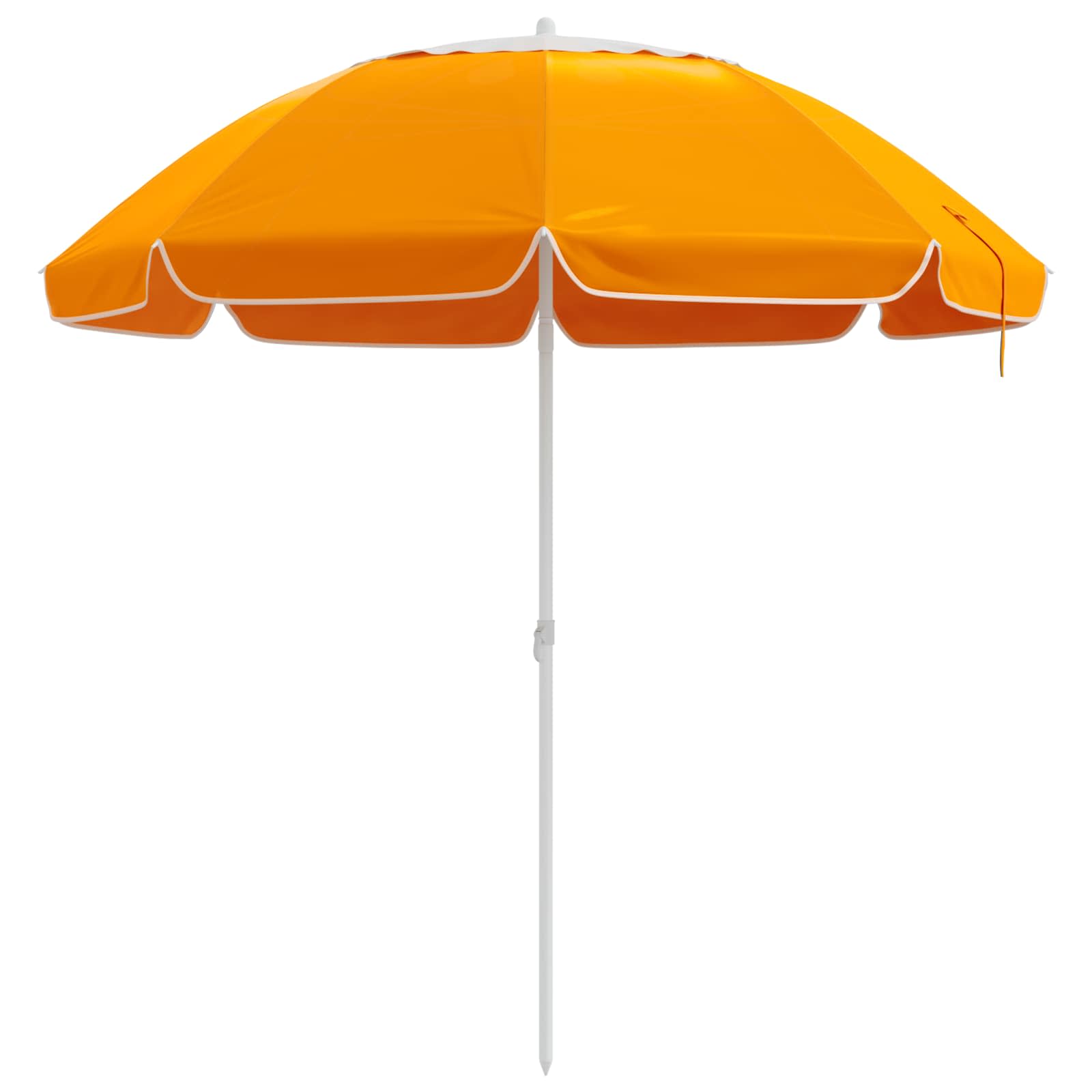 Trädgårdsparasol 240 Cm 170T Polyester Orange