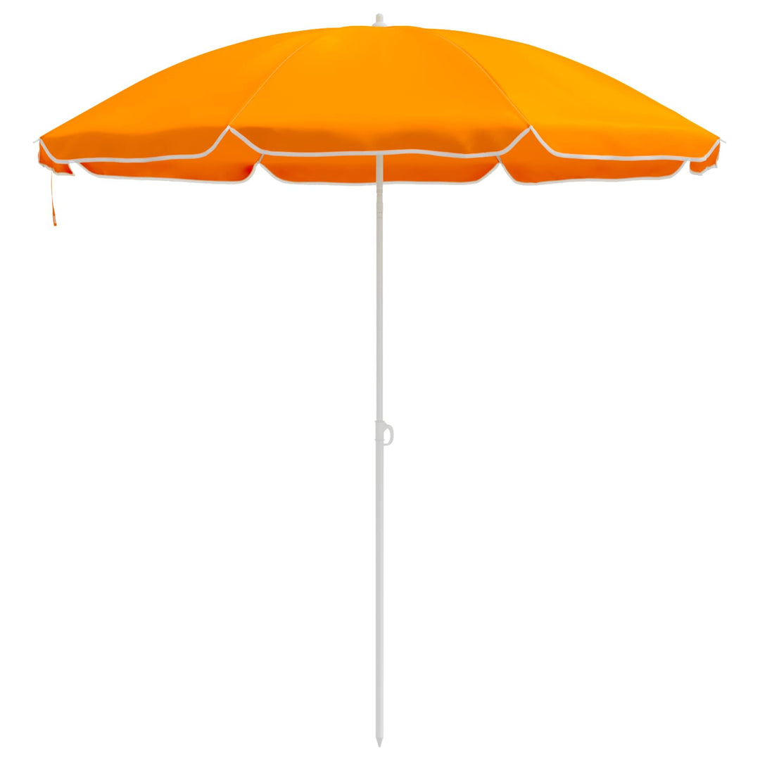 Trädgårdsparasol 160 Cm 170T Polyester Orange