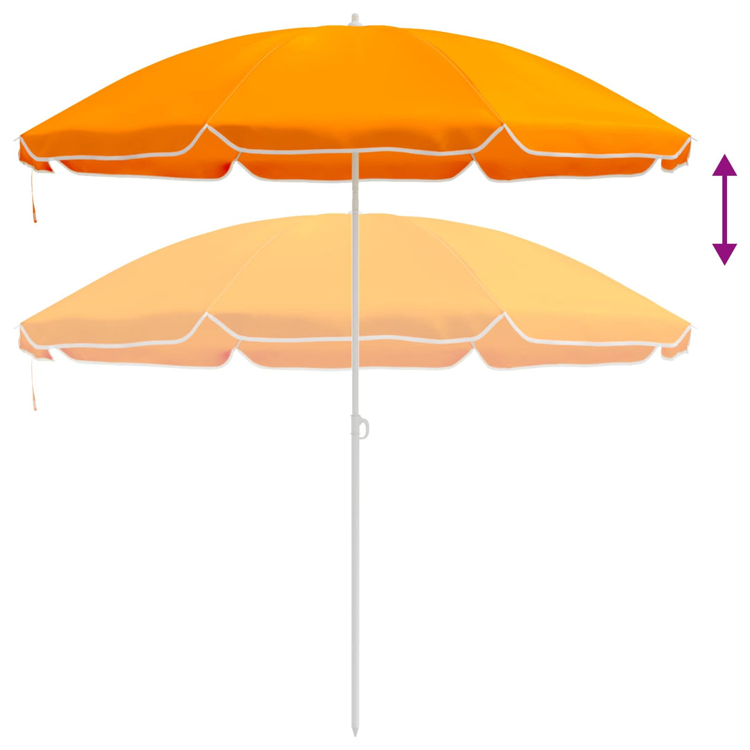 Trädgårdsparasol 160 Cm 170T Polyester Orange