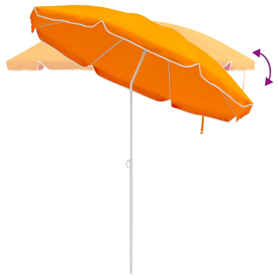 Trädgårdsparasol 160 Cm 170T Polyester Orange