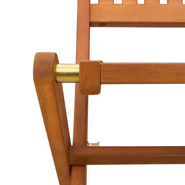 Barnbänk 1 -Seater 61 X 38 X 57 Cm Massiv Eukalyptus Trä Brun