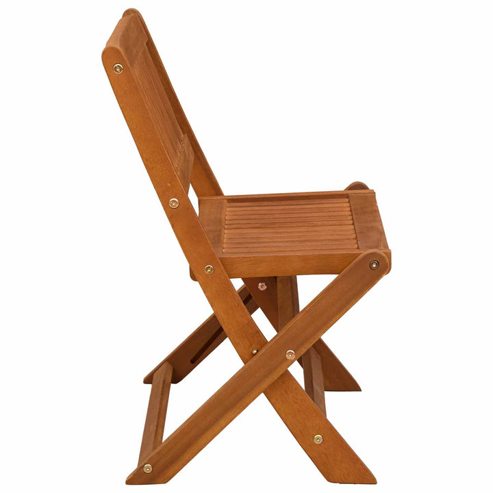 Barnbänk 1 -Seater 61 X 38 X 57 Cm Massiv Eukalyptus Trä Brun