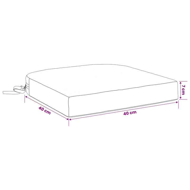 1-Delad Sittkudde Soest 100% Polyester Grå 40 X 40 X 7 Cm
