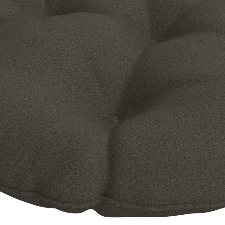 Hängstolskudde Vianen 100% Polyester Antracit Ø 80 X 12 Cm