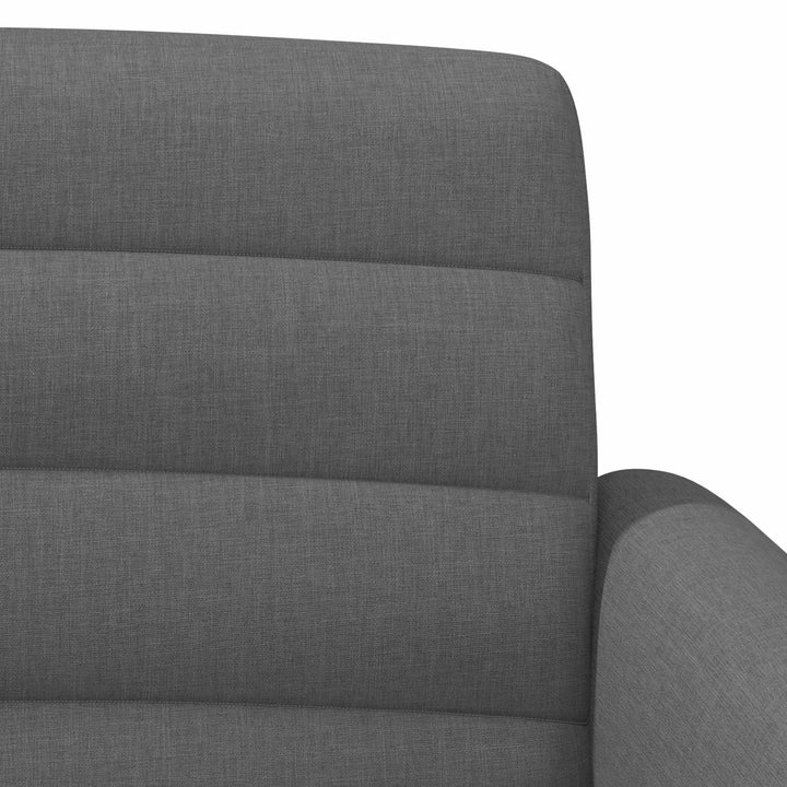Loveseat Med Knapprapport Mörkgrå 116 X 67 X 80 Cm Tyg