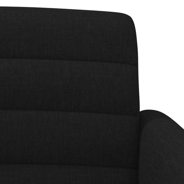 Loveseat Med Knapprapport Svart 116 X 67 X 80 Cm Tyg