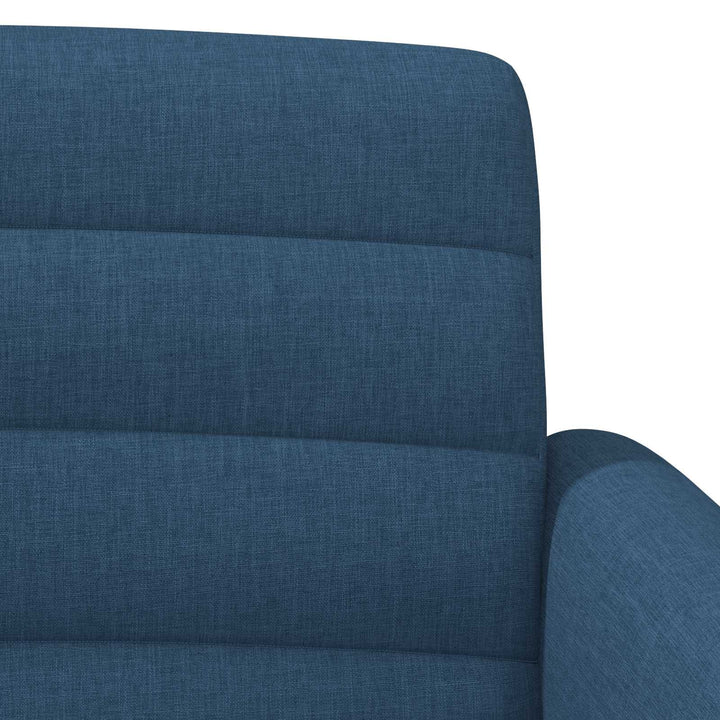 Loveseat Med Knapprapport Blå 116 X 67 X 80 Cm Tyg