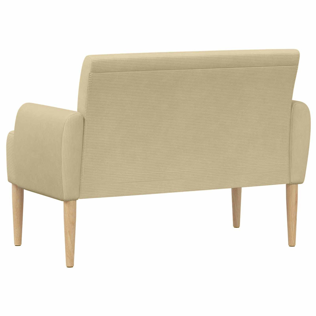 Loveseat Med Knapprapport Ljust Gröngrå 116 X 67 X 81 Cm