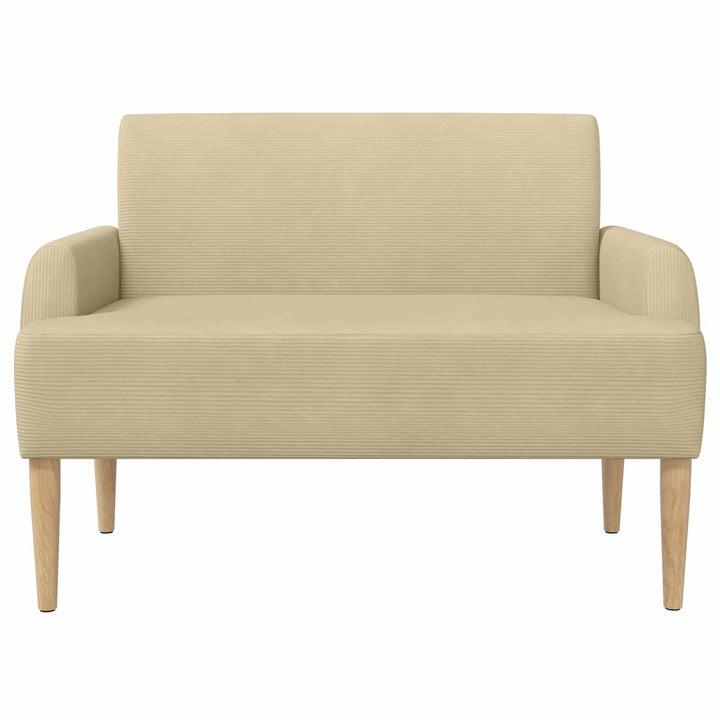 Loveseat Med Knapprapport Ljust Gröngrå 116 X 67 X 81 Cm