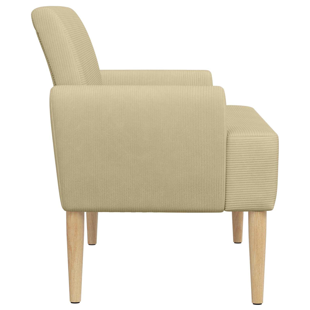 Loveseat Med Knapprapport Ljust Gröngrå 116 X 67 X 81 Cm