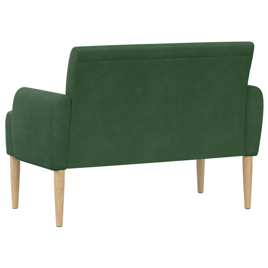 Loveseat Med Knapprapport Jungelgrön 116 X 67 X 81 Cm