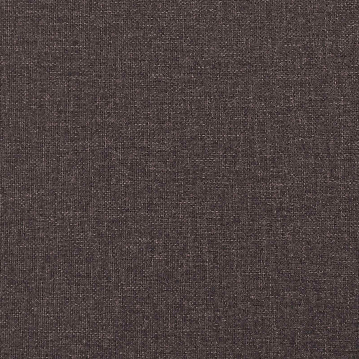 Loveseat Med Knapprapport Mörkbrun 120 X 65 X 79 Cm Tyg