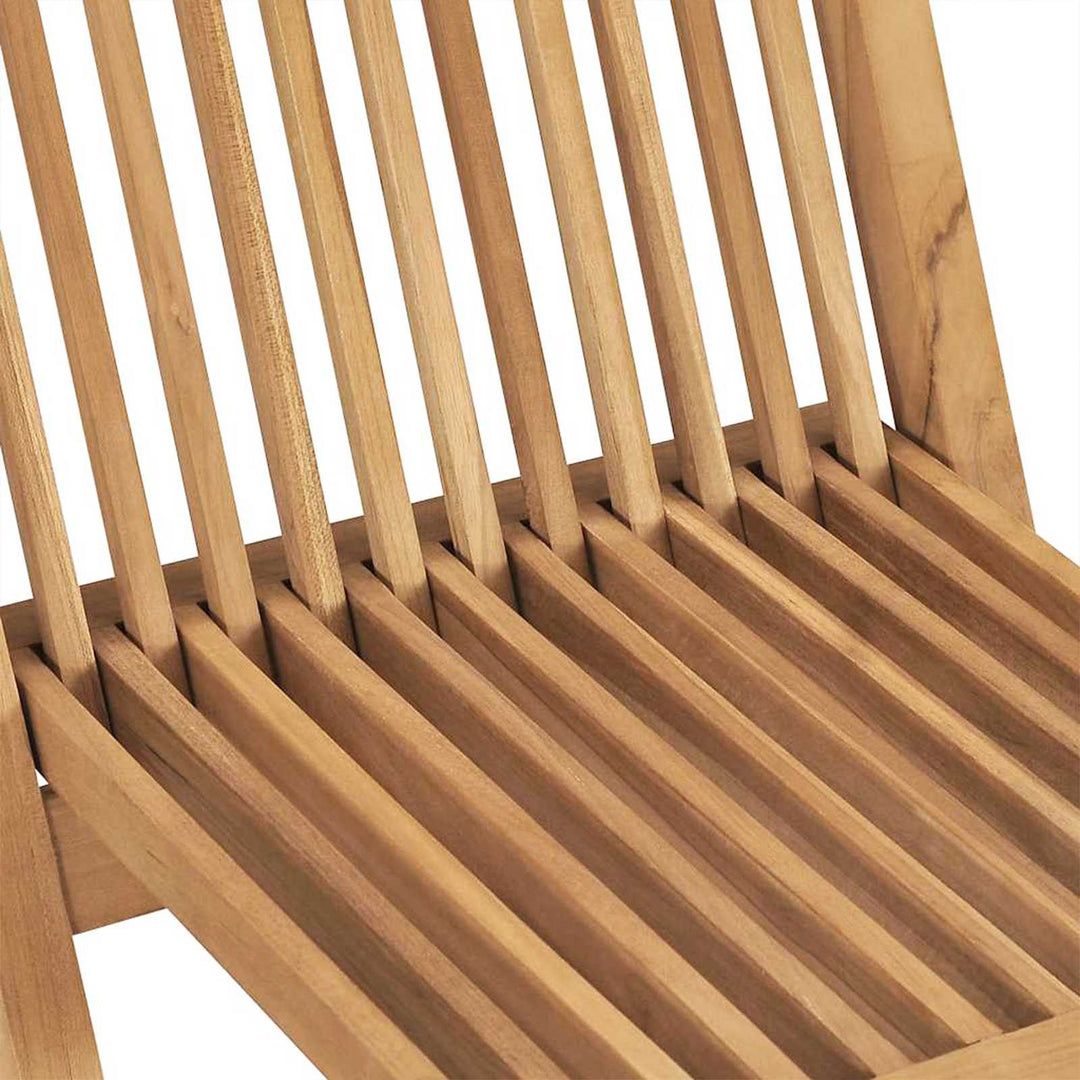 Trädgårdsset 5 St Brun Massivt Teakträ
