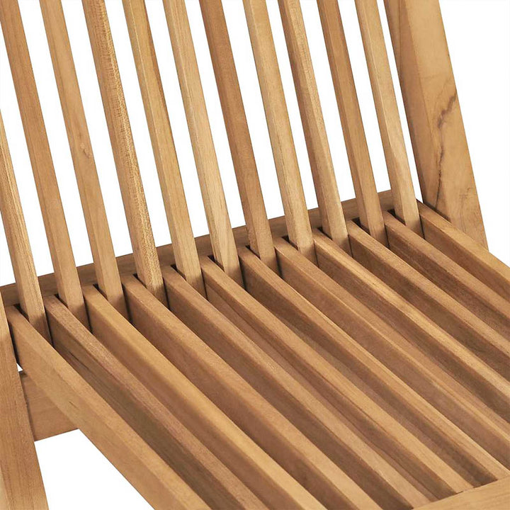 Trädgårdsset 5 St Brun Massivt Teakträ