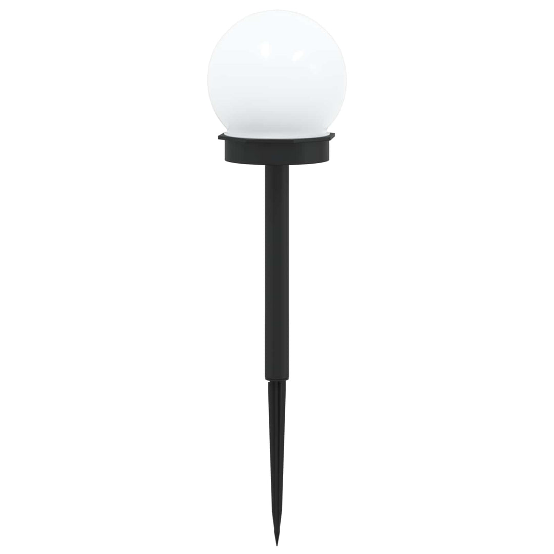 Utomhus Solcellslampor Med Markspik 8 St Varmvit 38,5 Cm Abs