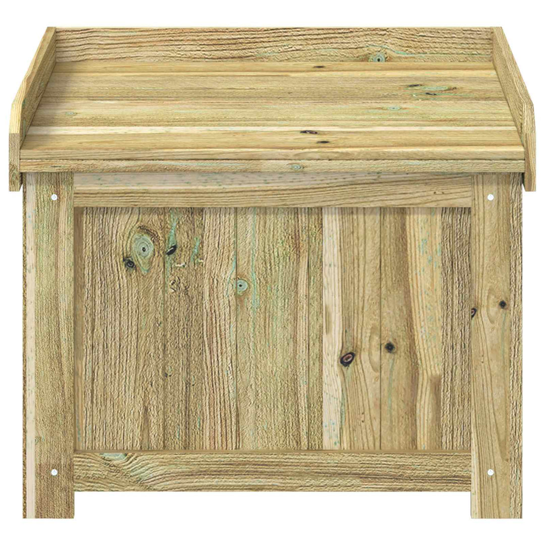 Utomhus Kudde Låda Impregnerat Furu 58,5 X 60 X 47 Cm