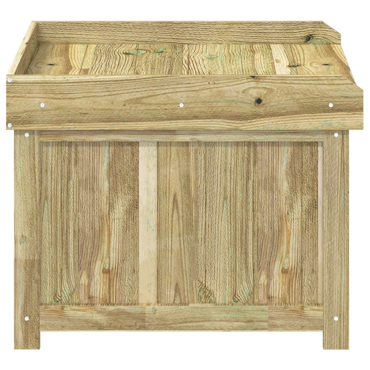 Utomhus Kudde Låda Impregnerat Furu 58,5 X 60 X 47 Cm
