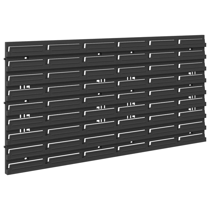 Behållarrack Svart Och Röd 77,5 X 2 X 39 Cm Pp