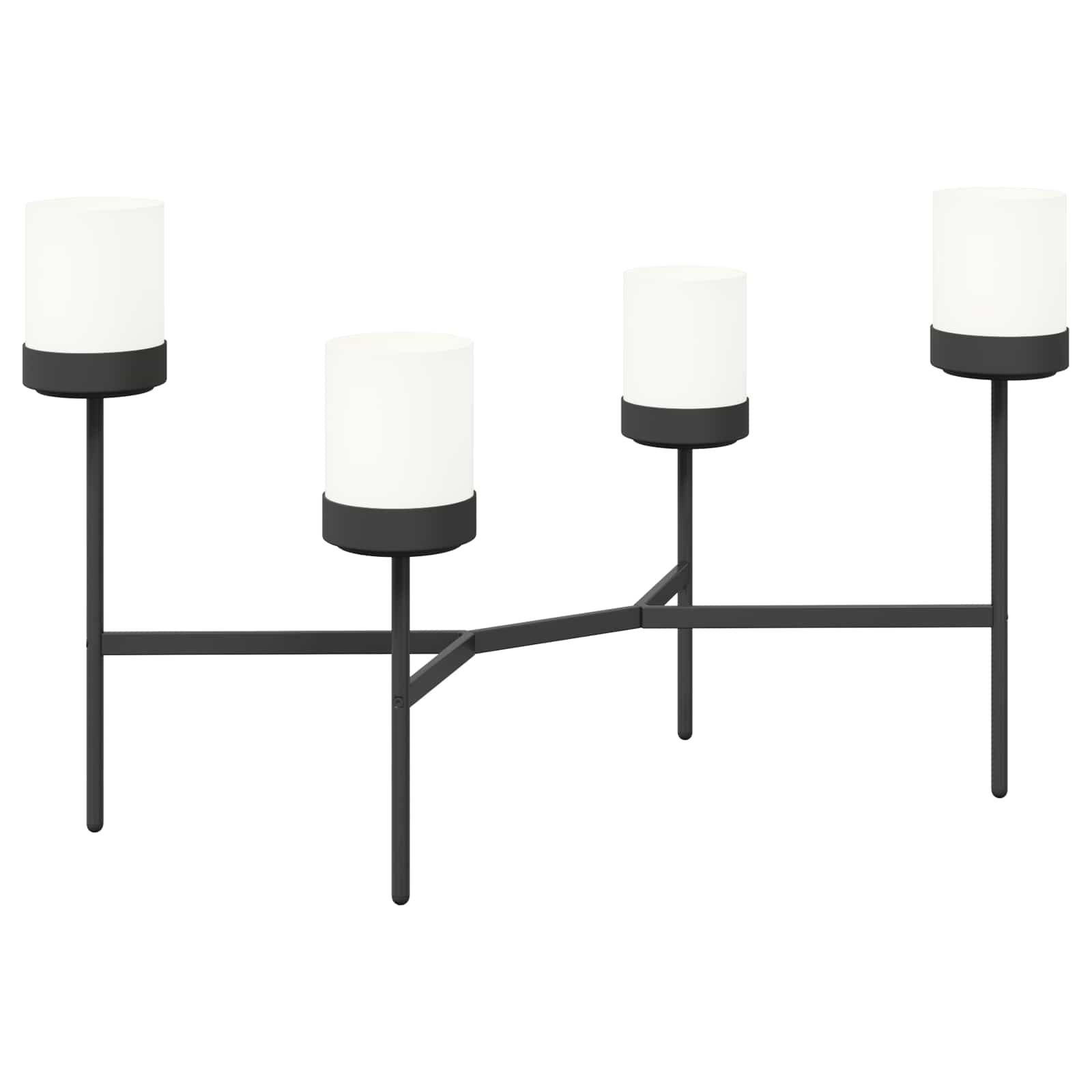 Blomställ Vit 125 X 55 X 81 Cm Pp Och Stål