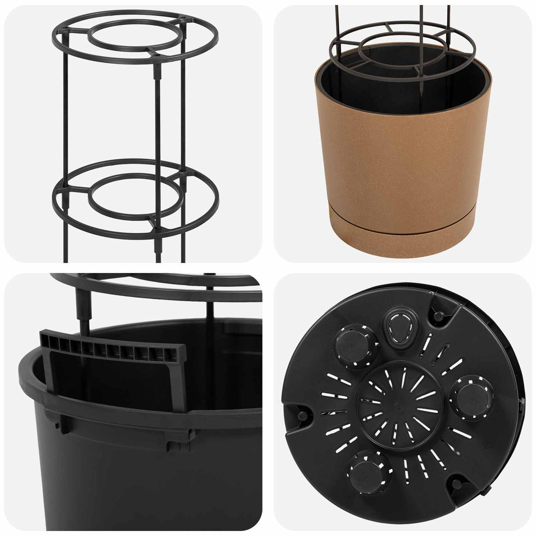 Tomatodlare Naturo Eco Ø 39 X 139 Cm Wpc