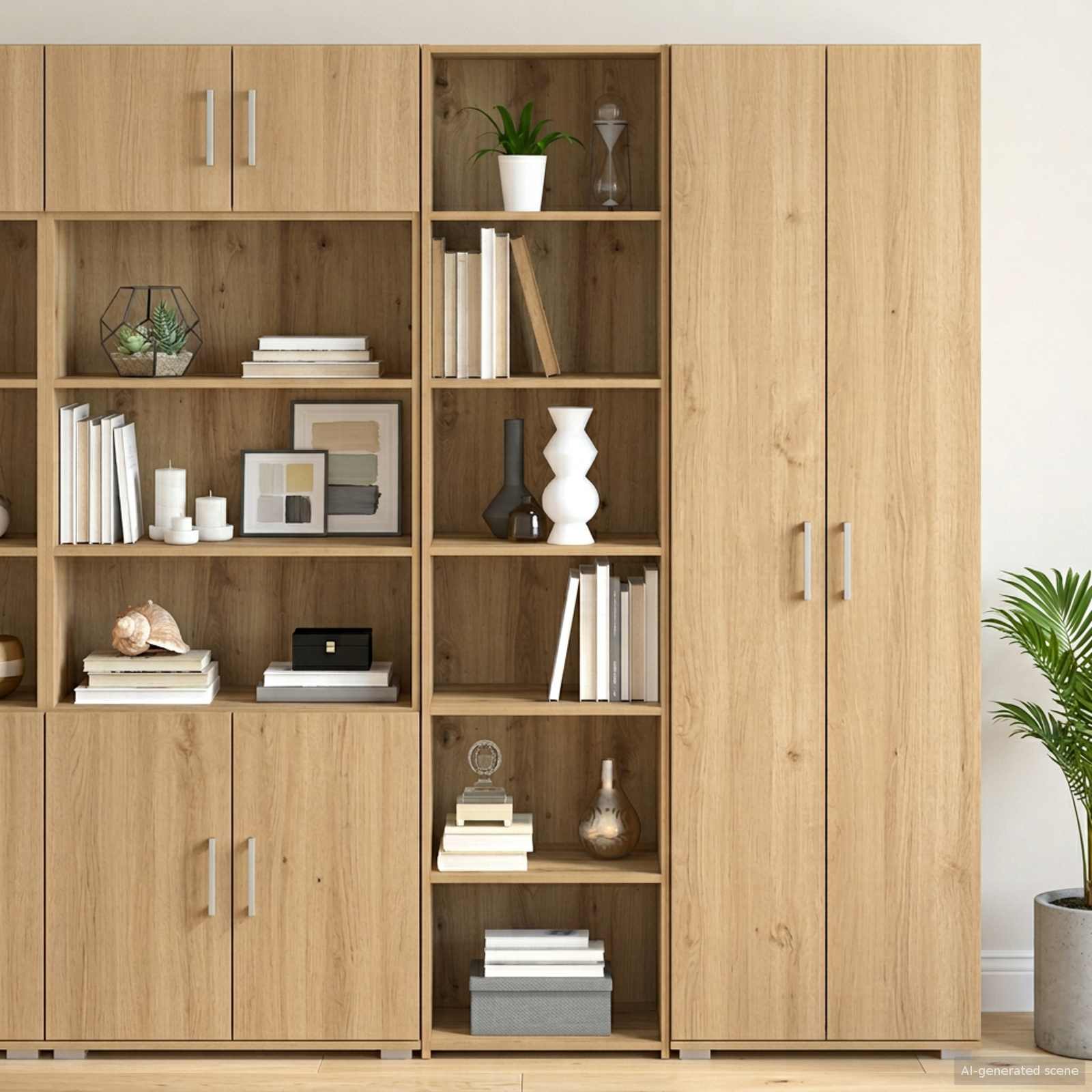 Sideboard Artisan-Ek 45 X 41 X 185 Cm Konstruerat Trä