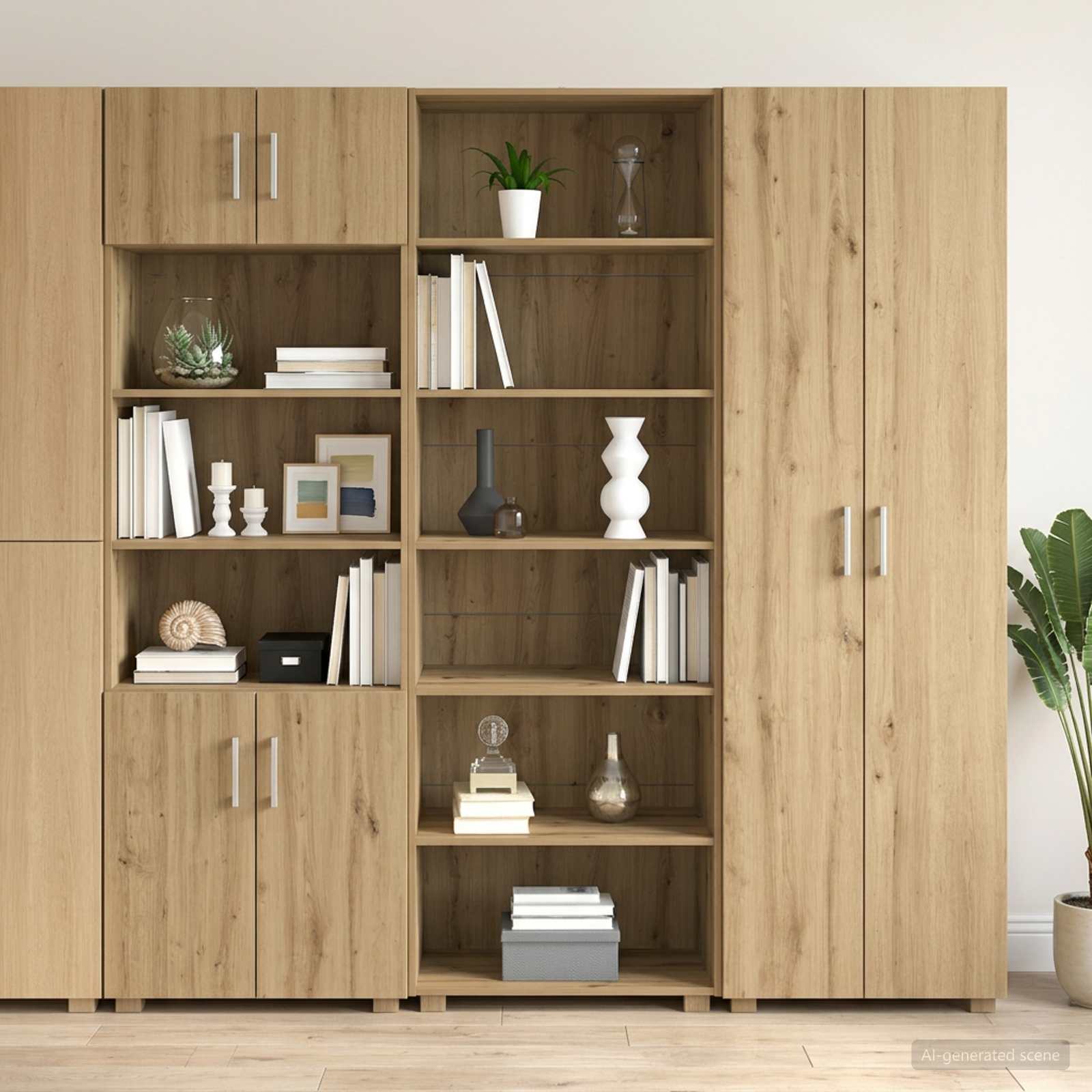 Sideboard Artisan-Ek 70 X 41 X 185 Cm Konstruerat Trä