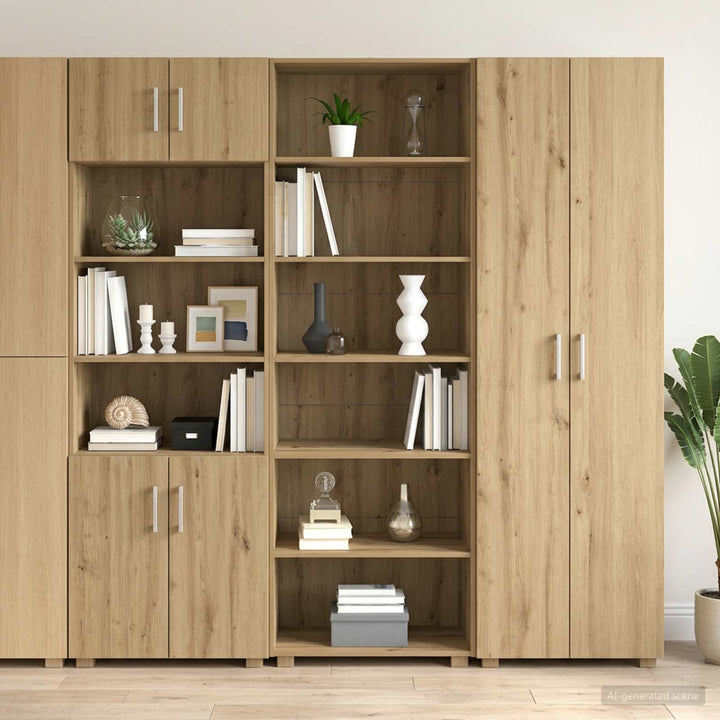 Sideboard Artisan-Ek 70 X 41 X 185 Cm Konstruerat Trä