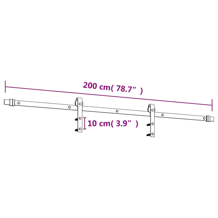 Skjutdörr Naturlig Och Vit 85 X 210 Cm Massiv Furuträdörr