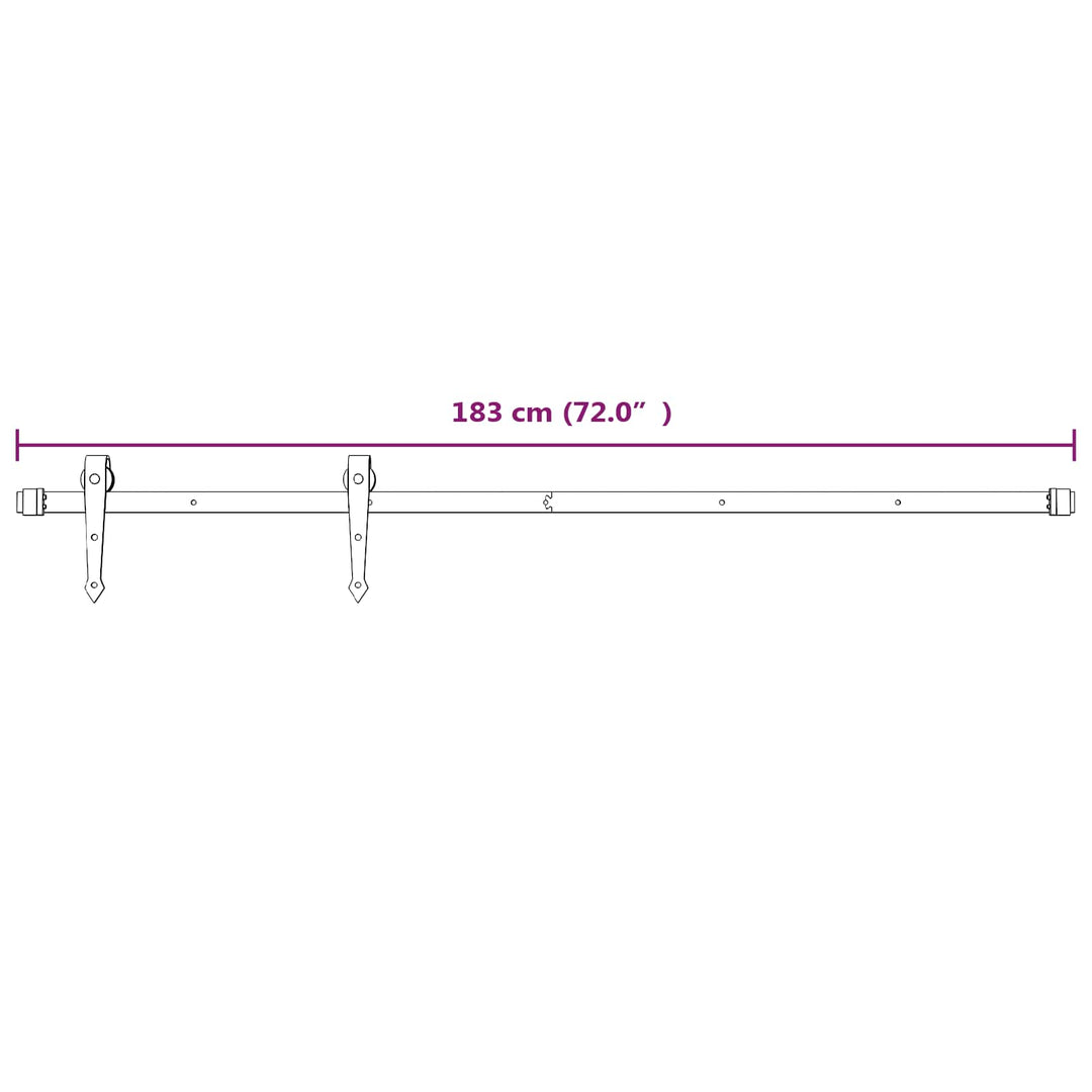 Skjutdörr Naturlig Och Vit 90 X 210 Cm Massiv Furuträdörr