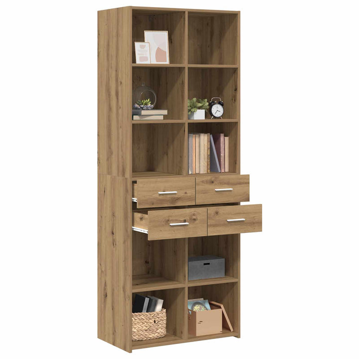 Bokhylla Artisan-Ek 30 X 42.4 X 185.2 Cm