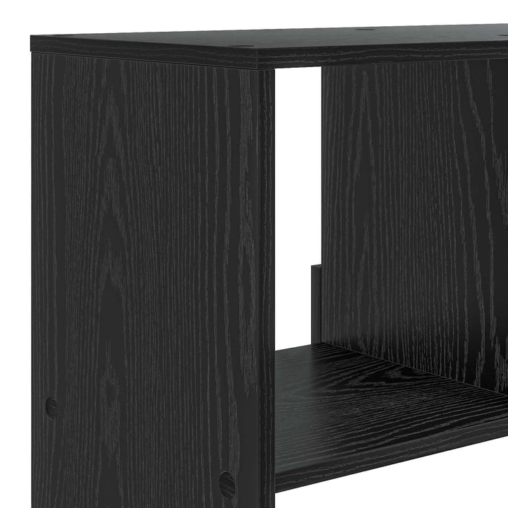Bokhylla Svart Ek 100 X 33 X 156,5 Cm Konstruerat Trä