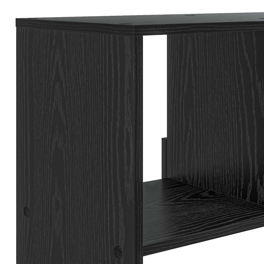 Bokhylla Svart Ek 100 X 33 X 156,5 Cm Konstruerat Trä