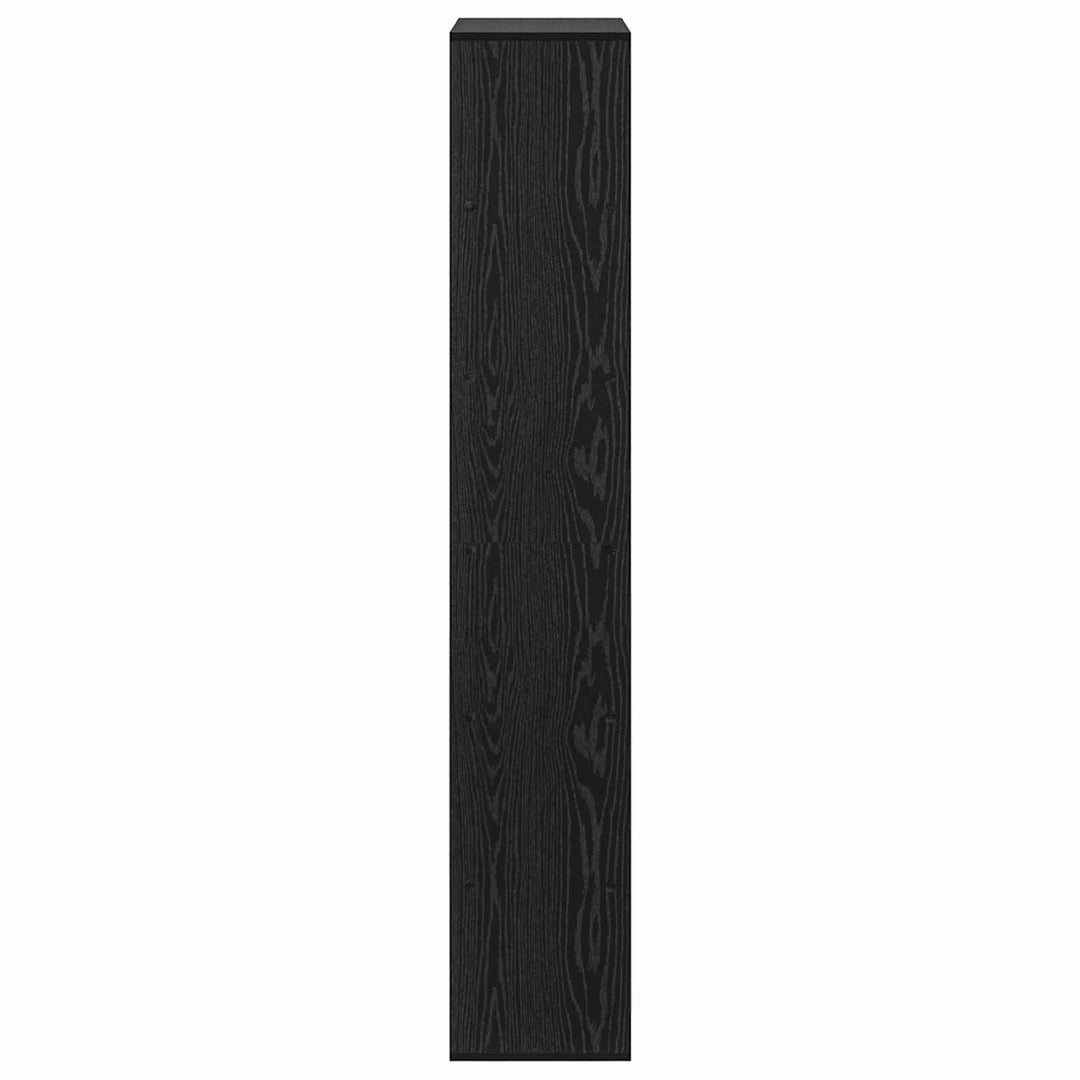 Bokhylla Svart Ek 100 X 33 X 156,5 Cm Konstruerat Trä