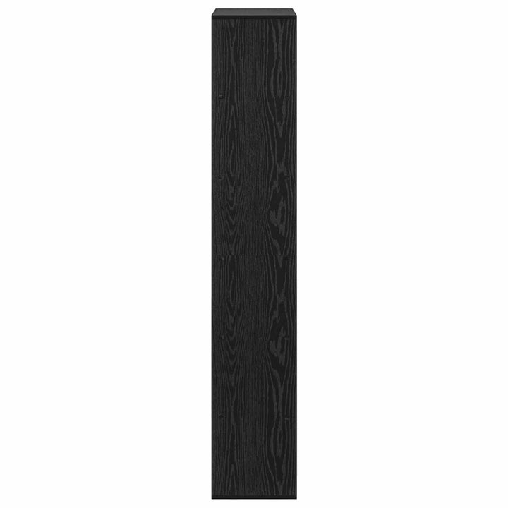 Bokhylla Svart Ek 100 X 33 X 156,5 Cm Konstruerat Trä