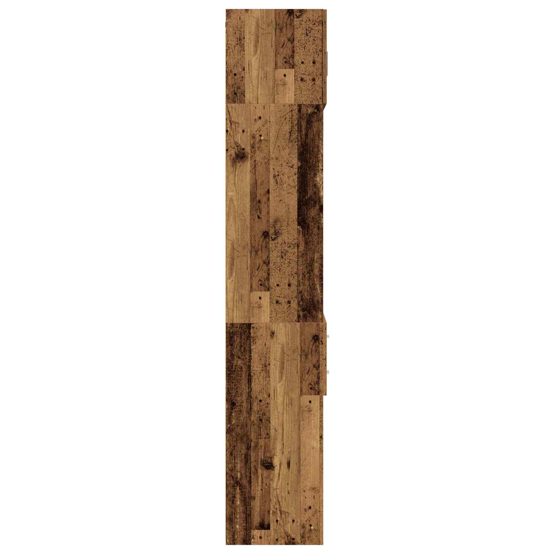Förvaringsskåp Med Hyllor Gammalt Trä 70 X 42,5 X 225 Cm