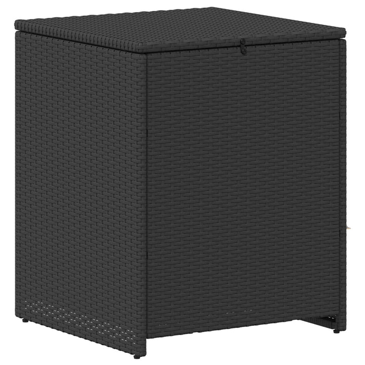 Soffset 6 St Svart Poly Rattan Och Stål