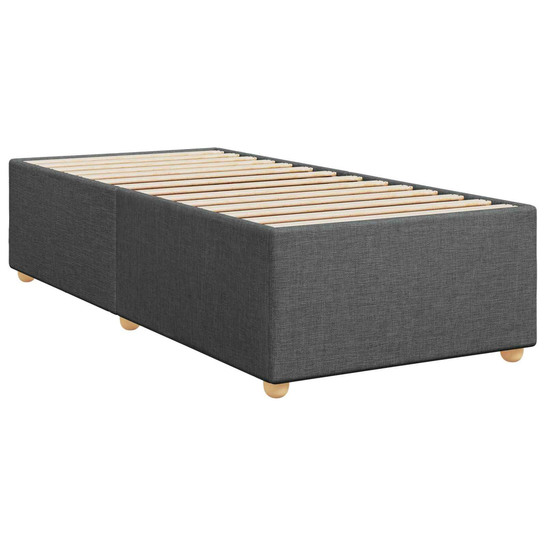 Led Sängram Med Madrass Med Huvudgavel 90 X 190 Cm Tyg
