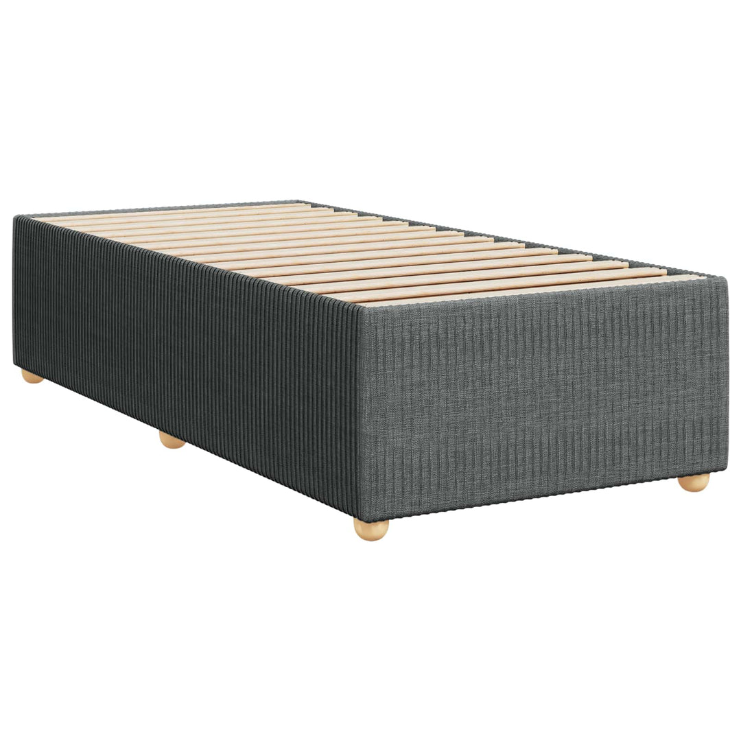 Led Sängram Med Madrass Med Huvudgavel 90 X 190 Cm Tyg