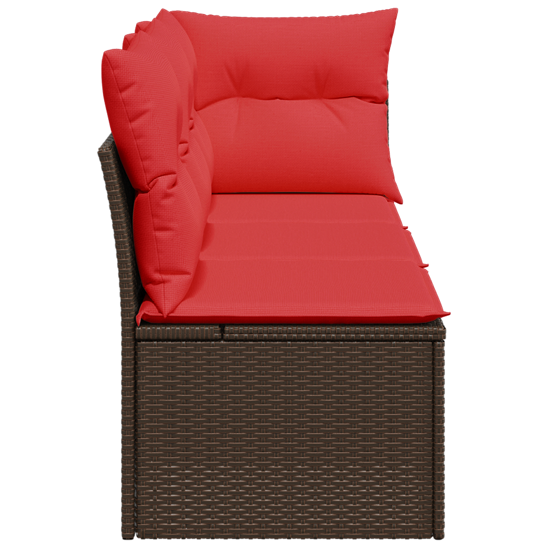 | Trädgårdsoffa | Med Kudde 172 X 62 X 69 Cm Poly Rattan