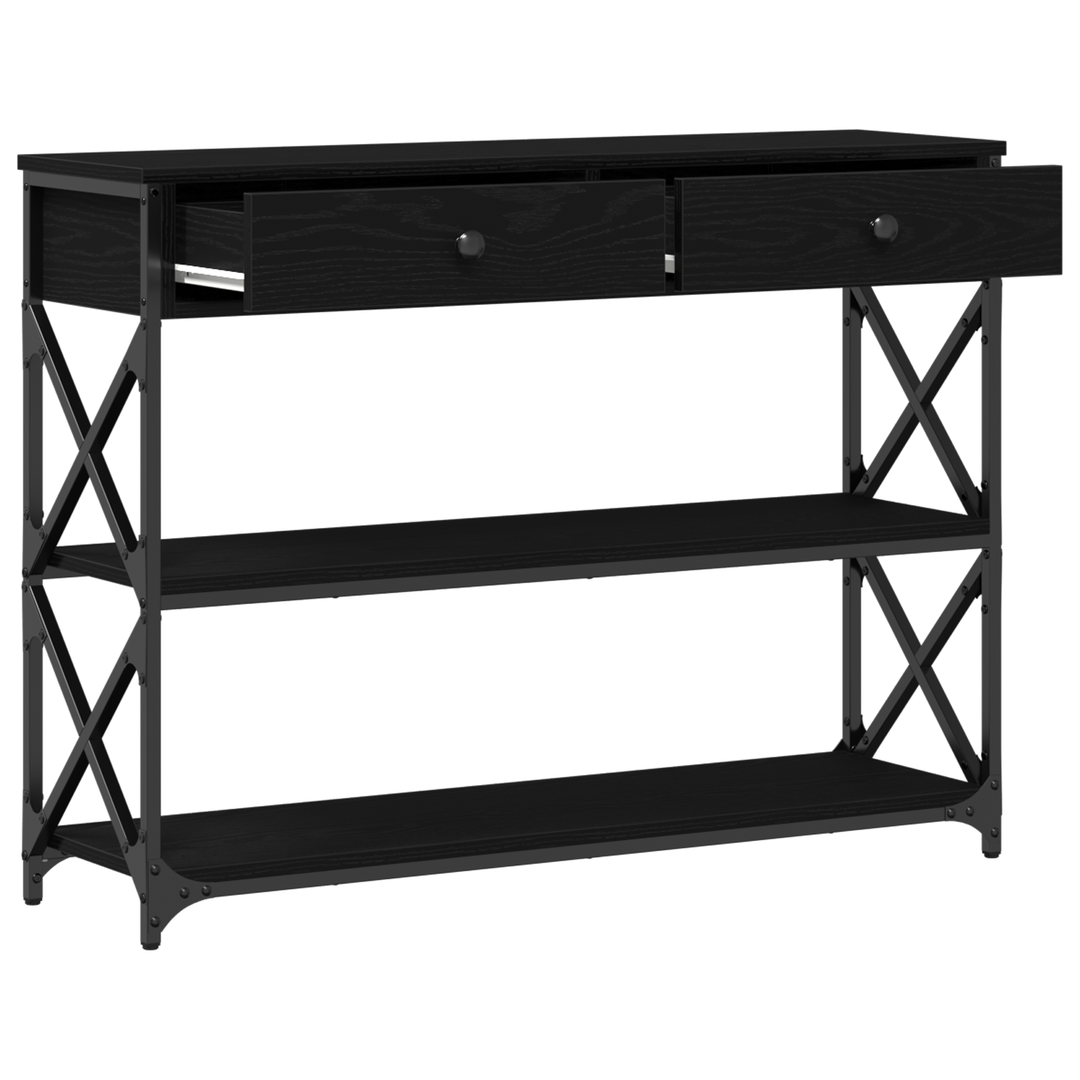 Konsol Bord Svart Ek 100 X 28 X 75 Cm