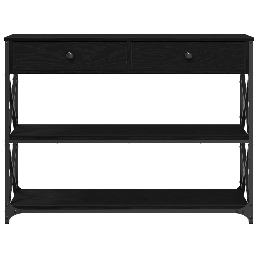 Konsol Bord Svart Ek 100 X 28 X 75 Cm