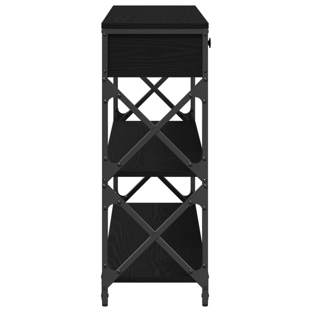 Konsol Bord Svart Ek 100 X 28 X 75 Cm